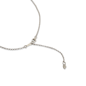 Infiniti Necklace- | Mali's Canadian Handmade Jewellery  Mali's  3  Metal Part: Sterling Silver  - Infinity Silver Pearl Necklac