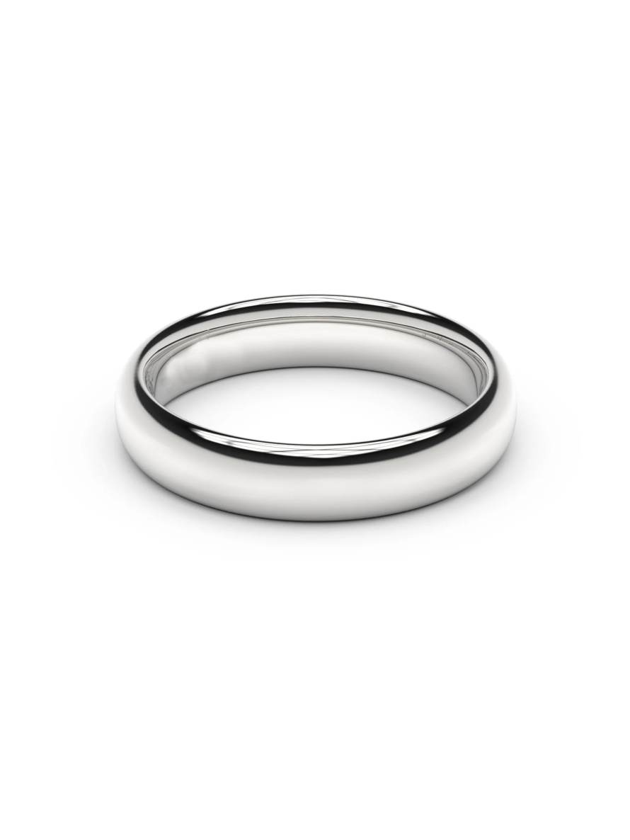 4mm Sterling Silver wedding band - Crafted in Nova Scotia