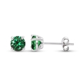 Sterling Silver CZ Birthstone Post Earrings- | Mali's Canadian Jewellery Sterling Silver CZ Birthstone Post Earrings- | Mali's Canadian Jewellery