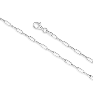 Mali's Sterling Silver Paperclip Chain Necklace- Canadian Fine Jewellery  Mali's  3  Metal Part: Sterling Silver  - Mali's Sterl
