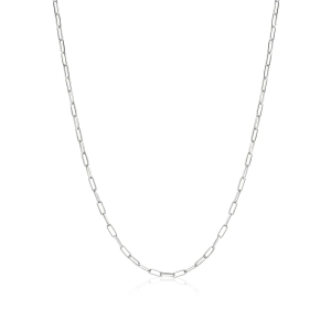Mali's Sterling Silver Paperclip Chain Necklace- Canadian Fine Jewellery  Mali's  1  Metal Part: Sterling Silver  - Mali's Sterl