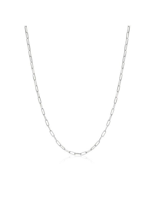 Mali's Sterling Silver Paperclip Chain Necklace- Canadian Fine Jewellery  Mali's  1  Metal Part: Sterling Silver  - Mali's Sterl