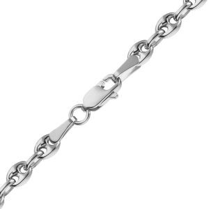 Mali's Sterling Silver Gucci Hollow Chain Necklace- Canadian Fine Jewellery  Mali's  2  Metal Part: Sterling Silver  - Silver Gu