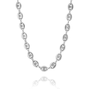 Mali's Sterling Silver Gucci Hollow Chain Necklace- Canadian Fine Jewellery  Mali's  1  Metal Part: Sterling Silver  - Silver Gu