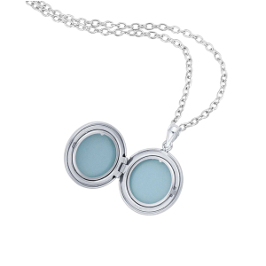 Sterling Silver Round Locket - | Mali's Canadian Jewelry Mali's 2 Metal Part: Sterling Silver - Engravable Sterling Silver Round