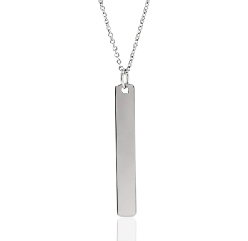 Sterling Silver Bar Necklace- | Mali's Canadian Jewelry