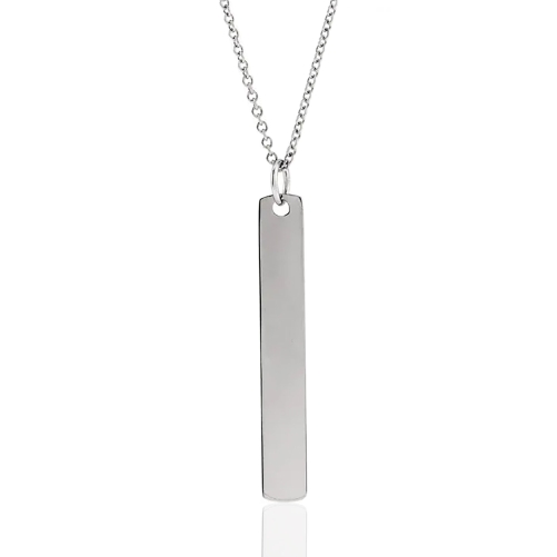 Sterling Silver Bar Necklace- | Mali's Canadian Jewelry
