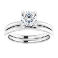 14K Round Solitaire Engagement Ring