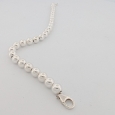Sterling Silver Bead Bracelet Sterling Silver Bead Bracelet