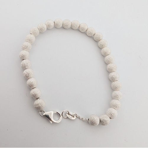 Sterling Silver Bead Bracelet
