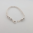 Sterling Silver Bead Bracelet Sterling Silver Bead Bracelet