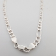Men's Sterling Silver 6 mm Figaro Chain Men's Sterling Silver 6 mm Figaro Chain