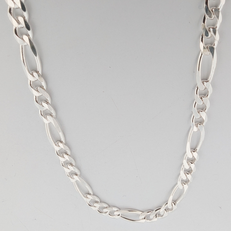 Men's Sterling Silver 6 mm Figaro Chain Men's Sterling Silver 6 mm Figaro Chain