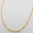 14K Hollow Gold Figaro Chain- 2.5mm 14K Hollow Gold Figaro Chain- 2.5mm