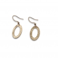 Hammered Gold Earrings