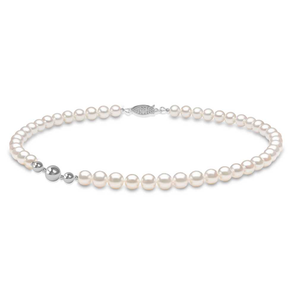 Pearl and Silver Necklace - | Mali's Canadian Jewelry