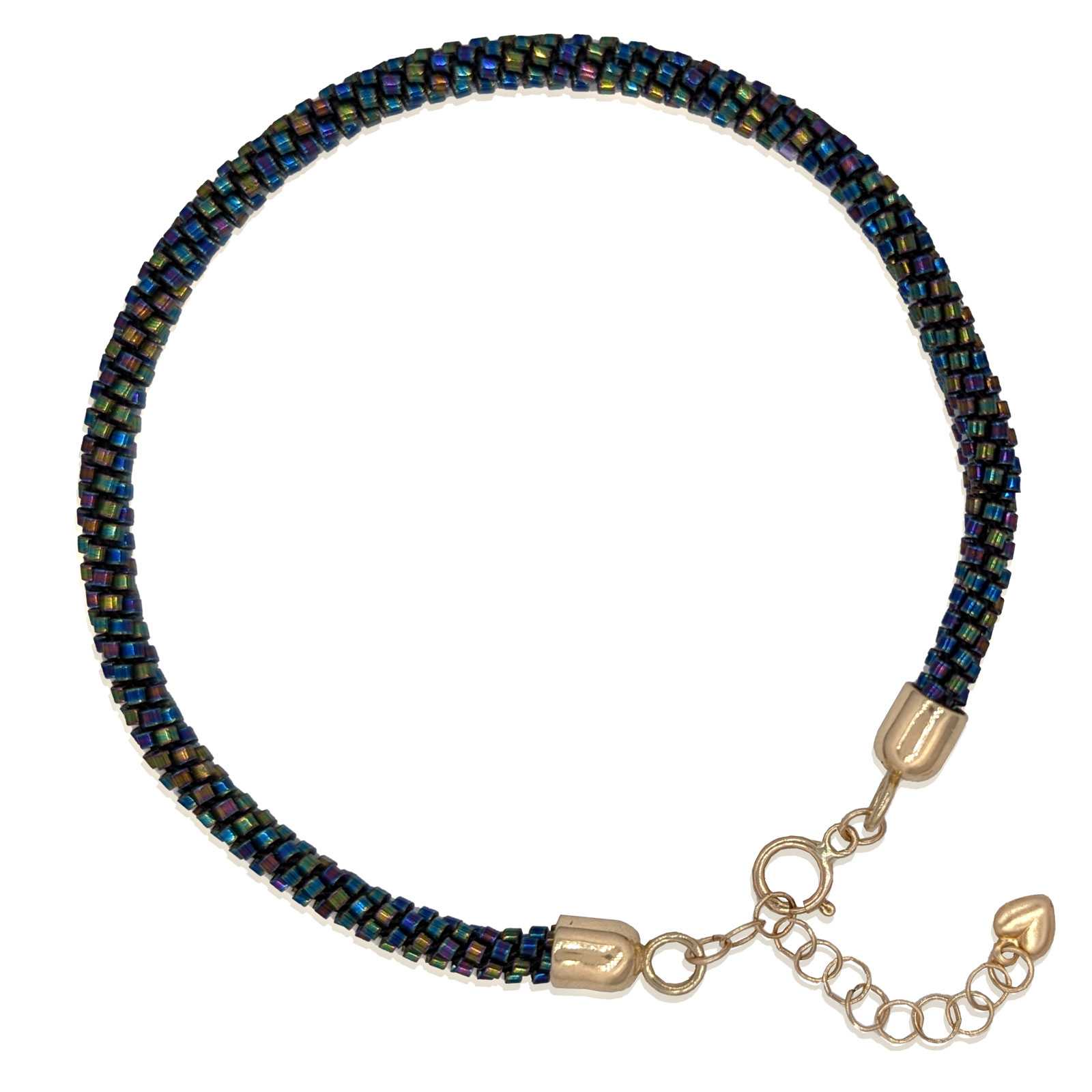 14K Gold and Miyuki Beads Bracelet - | Mali's Canadian Jewelry