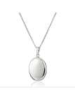 Engravable Sterling Silver Oval Locket - | Mali's Fashion Jewelry 4 equal payments with Klarna
---------------------------------
