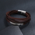 EngraveName Leather Bracelet- | Mali's Canadian Jewellery